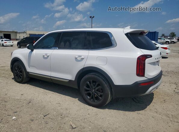5XYP24HC2MG127752 2021 KIA TELLURIDE Белый Задняя левая четверть