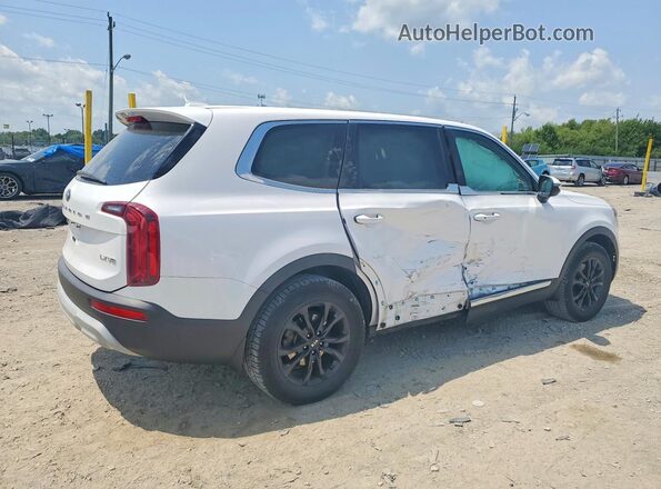 5XYP24HC2MG127752 2021 KIA TELLURIDE Белый Задняя правая четверть