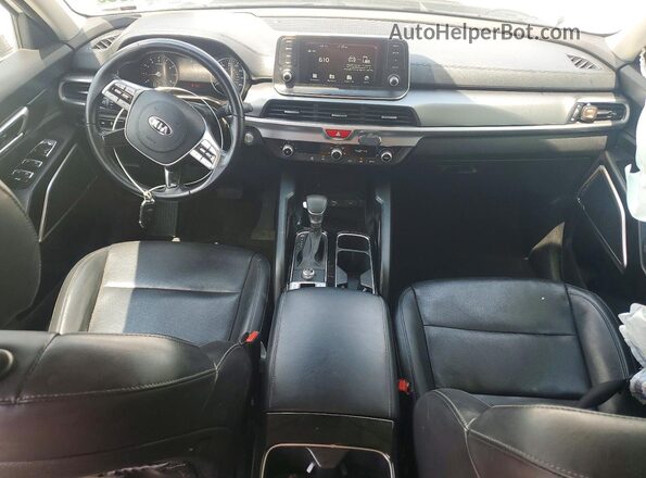 5XYP24HC2MG127752 2021 KIA TELLURIDE Белый Вид панели приборов
