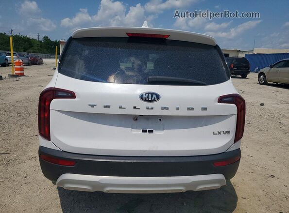 5XYP24HC2MG127752 2021 KIA TELLURIDE Белый Вид сзади