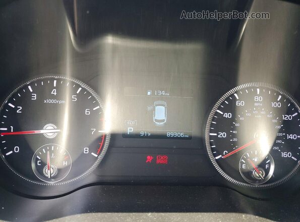 5XYP24HC2MG127752 2021 KIA TELLURIDE Белый Вид щитка приборов