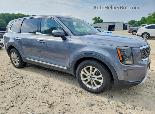 5XYP24HC3LG032213 2020 KIA TELLURIDE Blue Przód prawy