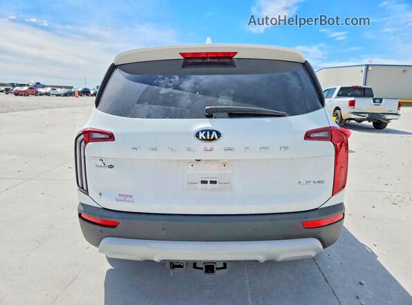 5XYP24HC3LG046760 2020 KIA TELLURIDE White Widok z tyłu