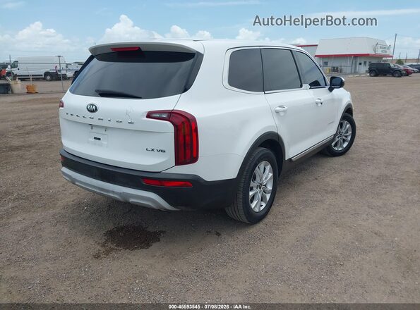 5XYP24HC5LG026347 2020 KIA TELLURIDE White Հետևի աջ
