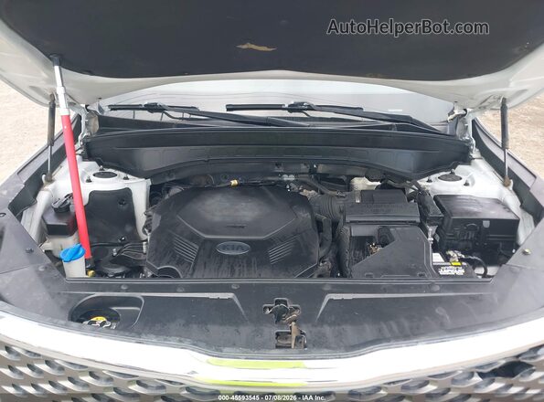 5XYP24HC5LG026347 2020 KIA TELLURIDE White Հետևի տեսք