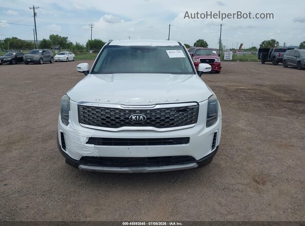 5XYP24HC5LG026347 2020 KIA TELLURIDE White Սարքավորումների վահանակի տեսք