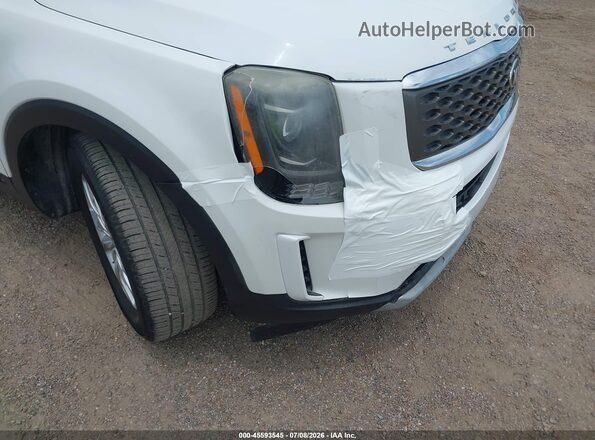5XYP24HC5LG026347 2020 KIA TELLURIDE White Դիմացի տեսք