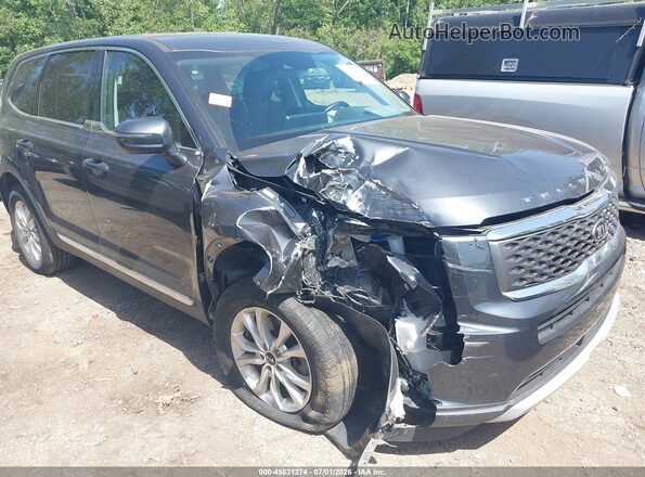 5XYP24HC5LG093336 2020 KIA TELLURIDE Gray Դիմացի տեսք