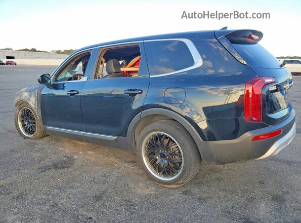 5XYP24HC5NG245098 2022 KIA TELLURIDE Black Задня ліва чверть