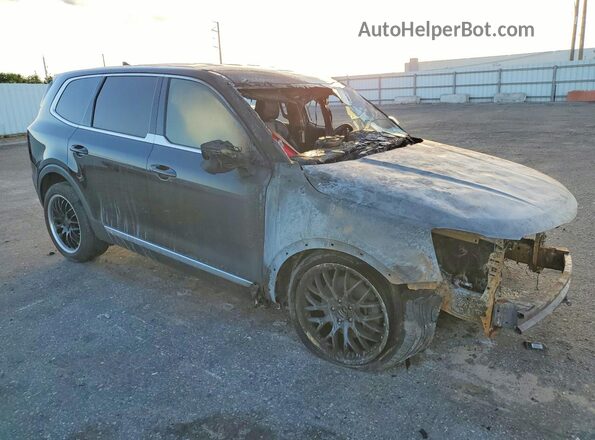 5XYP24HC5NG245098 2022 KIA TELLURIDE Black Передня права чверть