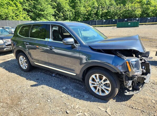 5XYP24HC7LG070477 2020 KIA TELLURIDE Gray Front right