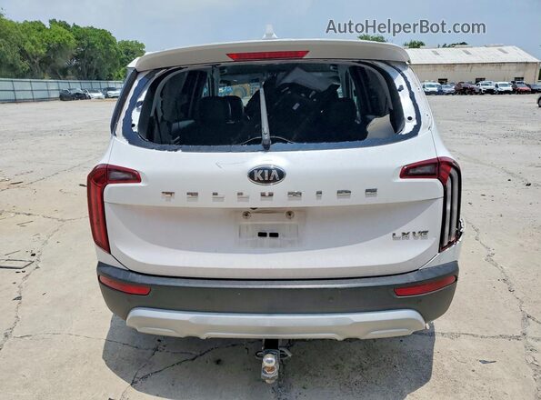 5XYP24HC7MG151738 2021 KIA TELLURIDE White Vista trasera