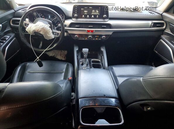 5XYP24HC8MG099228 2021 KIA TELLURIDE Gray Առջևի վահանակի տեսք