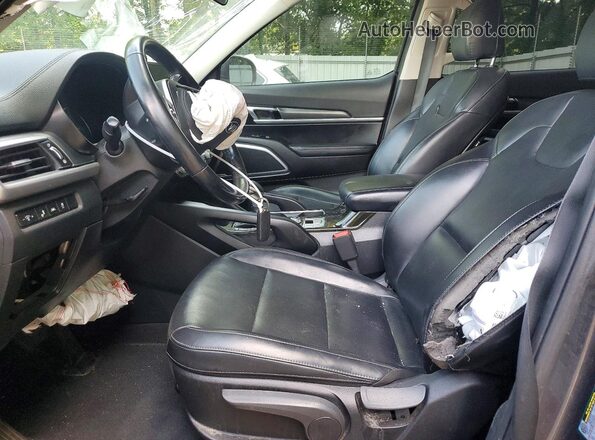5XYP24HC8MG099228 2021 KIA TELLURIDE Gray Սալոնի դիմացի տեսք