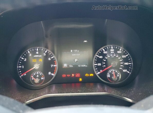 5XYP24HC8MG099228 2021 KIA TELLURIDE Gray Սարքավորումների վահանակի տեսք
