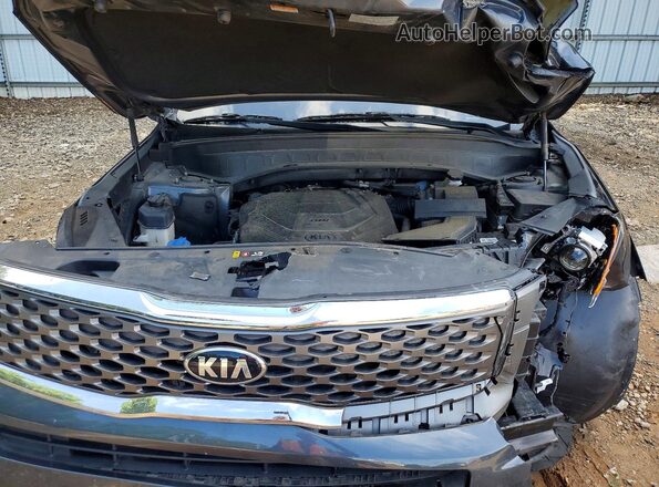 5XYP24HC8MG099228 2021 KIA TELLURIDE Gray Շարժիչի բաժամունքի տեսք