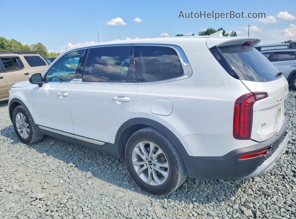 5XYP24HCXNG324122 2022 KIA TELLURIDE White Հետևի ձախ
