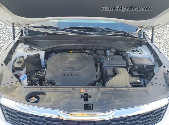 5XYP24HCXNG324122 2022 KIA TELLURIDE White Շարժիչի բաժամունքի տեսք