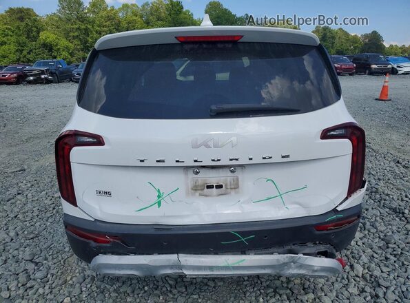 5XYP24HCXNG324122 2022 KIA TELLURIDE White Հետևի տեսք