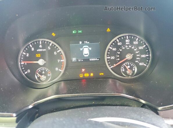 5XYP2DHC0NG200764 2022 KIA TELLURIDE Black Вид щитка приладів