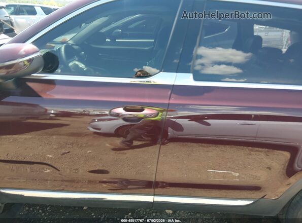 5XYP2DHC3NG203805 2022 KIA TELLURIDE Maroon Vista interior de 360 grados