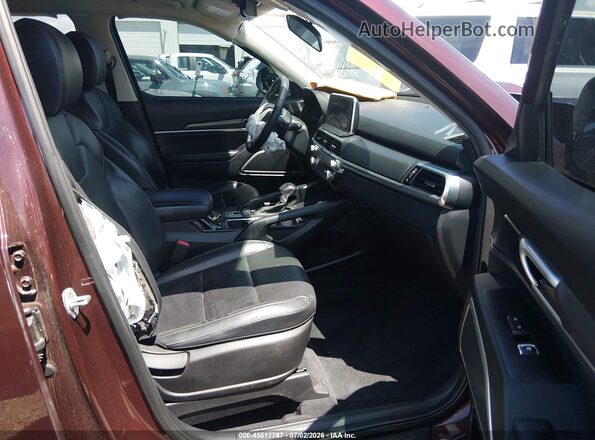 5XYP2DHC3NG203805 2022 KIA TELLURIDE Maroon Vista interior delantera
