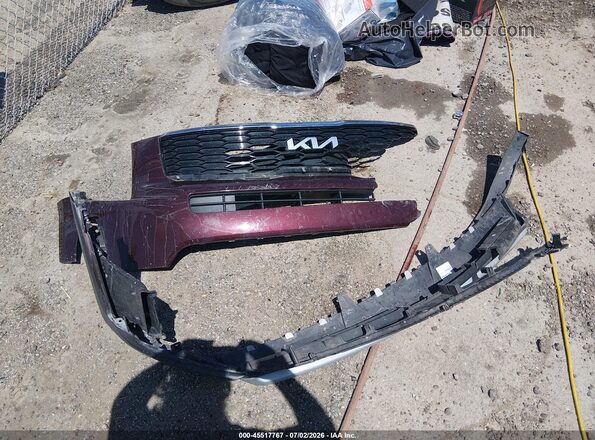 5XYP2DHC3NG203805 2022 KIA TELLURIDE Maroon Vista del salpicadero