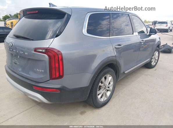 5XYP2DHC5LG070011 2020 KIA TELLURIDE Серый Задняя правая четверть