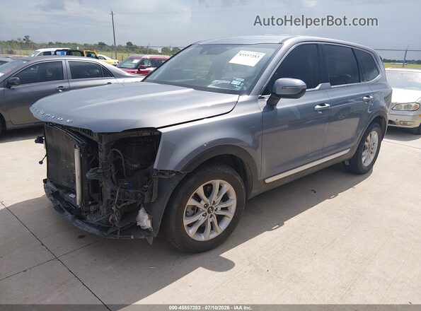 5XYP2DHC5LG070011 2020 KIA TELLURIDE Серый Передняя левая четверть