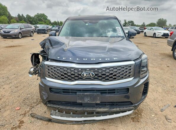 5XYP2DHC6LG069594 2020 KIA TELLURIDE Gray Вид спереду