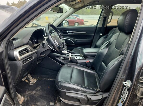 5XYP2DHC6LG069594 2020 KIA TELLURIDE Gray Вид салону спереду