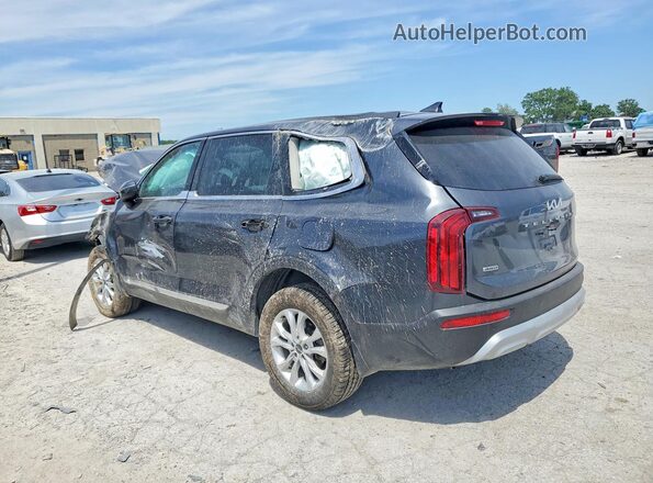 5XYP2DHC6NG219450 2022 KIA TELLURIDE Black Rear left