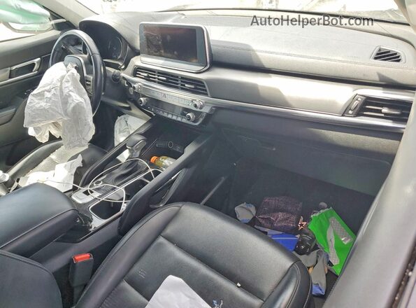 5XYP2DHC6NG219450 2022 KIA TELLURIDE Black Dashboard view