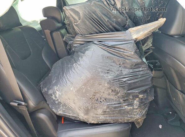 5XYP2DHC6NG219450 2022 KIA TELLURIDE Black Rear seats view