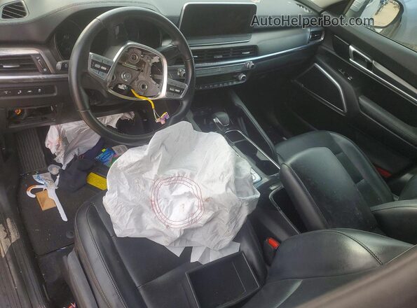 5XYP2DHC7NG229811 2022 KIA TELLURIDE Gray Widok deski rozdzielczej