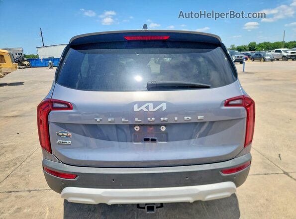 5XYP2DHC8NG295588 2022 KIA TELLURIDE Gray Հետևի տեսք