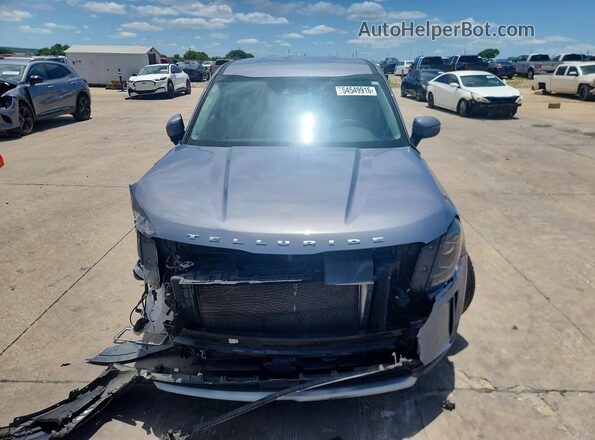 5XYP2DHC8NG295588 2022 KIA TELLURIDE Gray Դիմացի տեսք