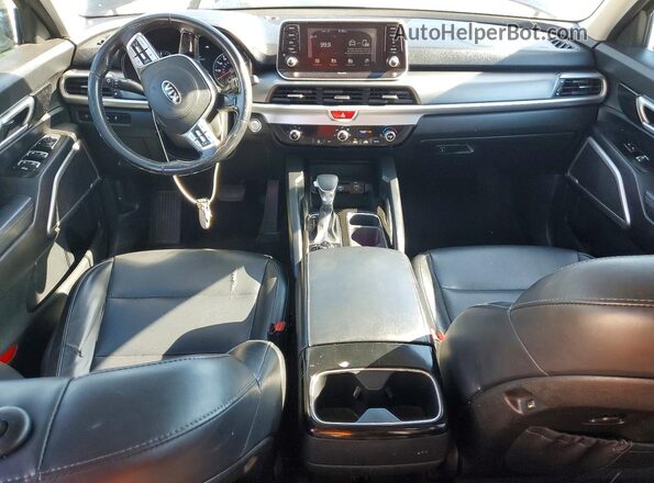 5XYP2DHC9LG058671 2020 KIA TELLURIDE Black Առջևի վահանակի տեսք