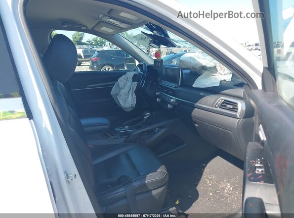 5XYP2DHC9NG198173 2022 KIA TELLURIDE White Вид салону спереду