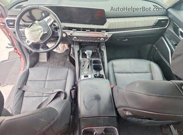 5XYP34GC0RG422905 2024 KIA TELLURIDE Red Dashboard view