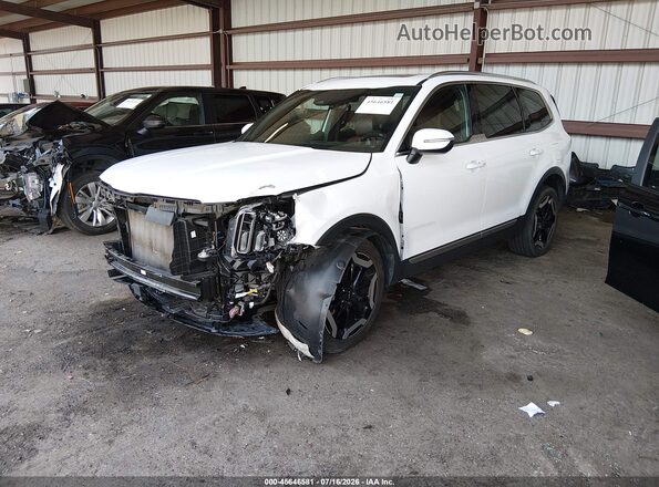 5XYP34GC2RG437275 2024 KIA TELLURIDE Белый Передняя левая четверть