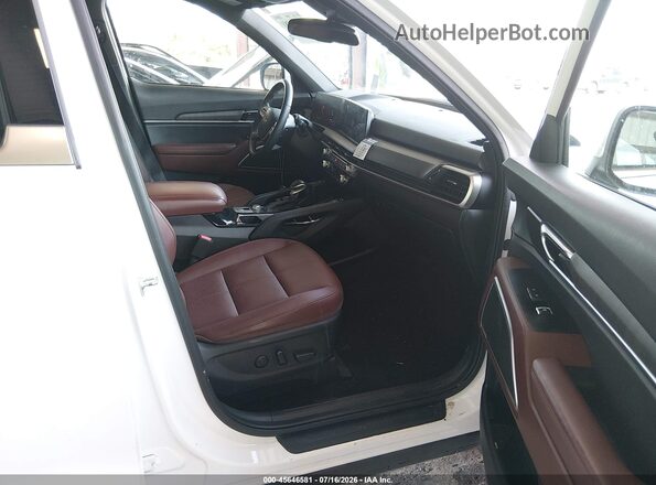 5XYP34GC2RG437275 2024 KIA TELLURIDE Белый Вид салона спереди