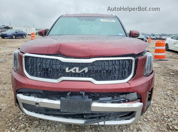 5XYP34GC2RG559392 2024 KIA TELLURIDE Red Front view