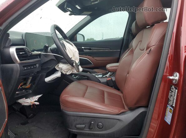5XYP34GC2RG559392 2024 KIA TELLURIDE Red Front interior view