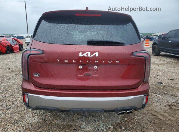 5XYP34GC2RG559392 2024 KIA TELLURIDE Red Rear view