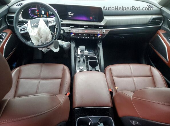 5XYP34GC2RG559392 2024 KIA TELLURIDE Red Dashboard view