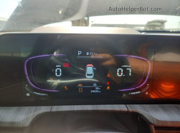 5XYP34GC3SG596280 2025 KIA TELLURIDE Черный Вид щитка приборов