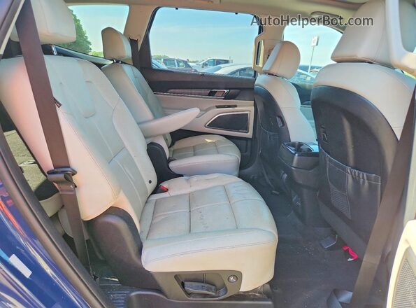 5XYP34GC4PG373396 2023 KIA TELLURIDE Blue Widok tylnych siedzeń