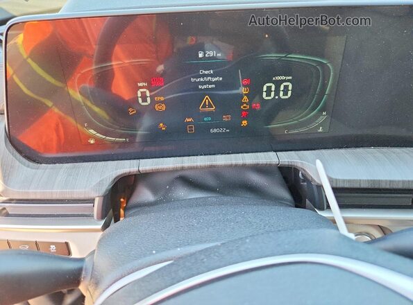 5XYP34GC4PG373396 2023 KIA TELLURIDE Blue Widok zestawu wskaźników