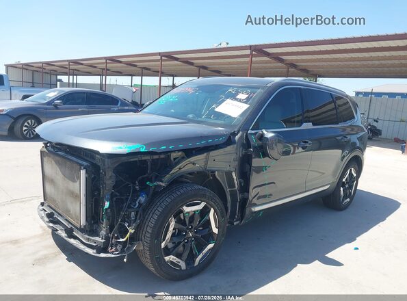 5XYP34GC5PG352394 2023 KIA TELLURIDE Gray Vista tres cuartos delantera izquierda